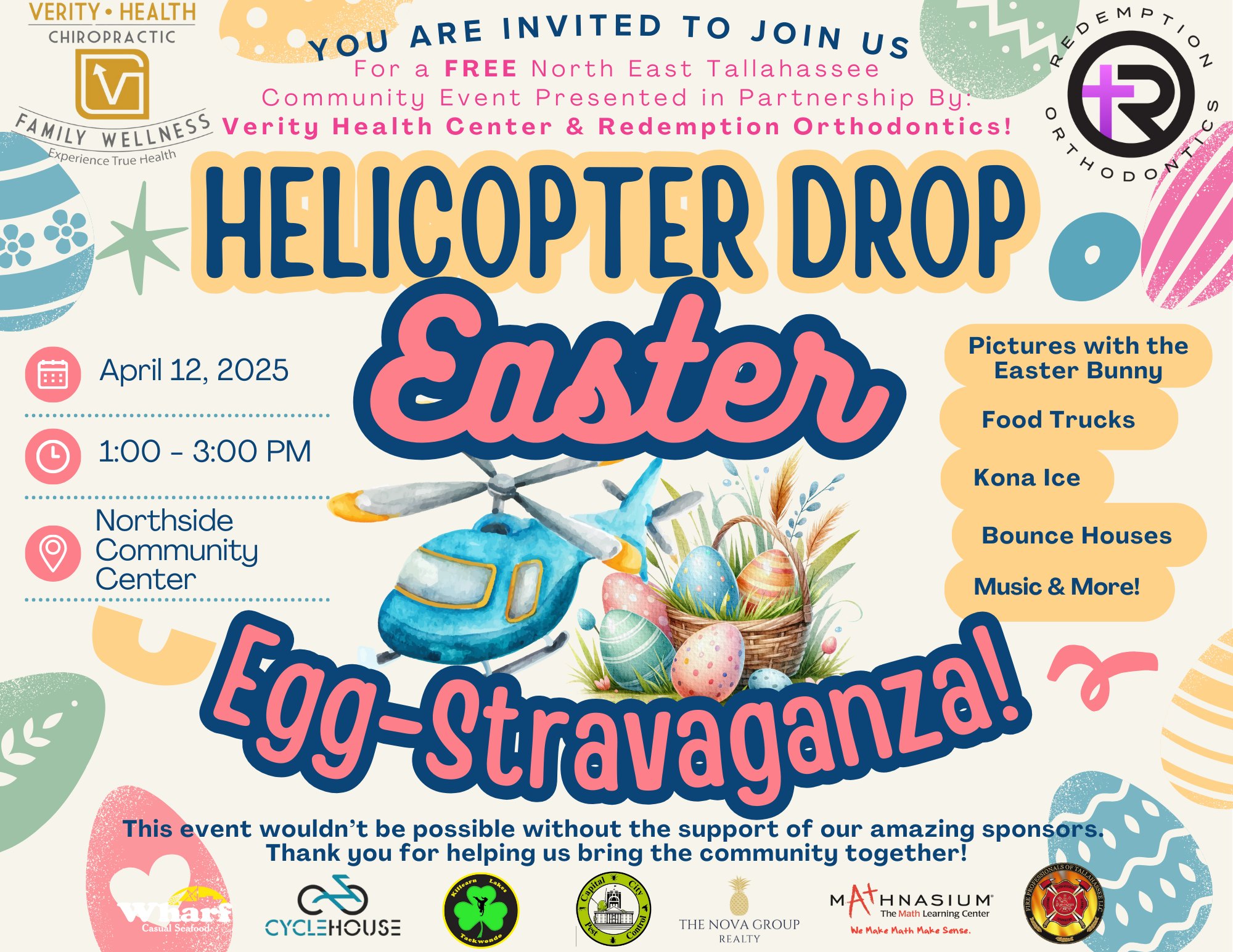 Helicopter Drop Easter Egg-Stravaganza